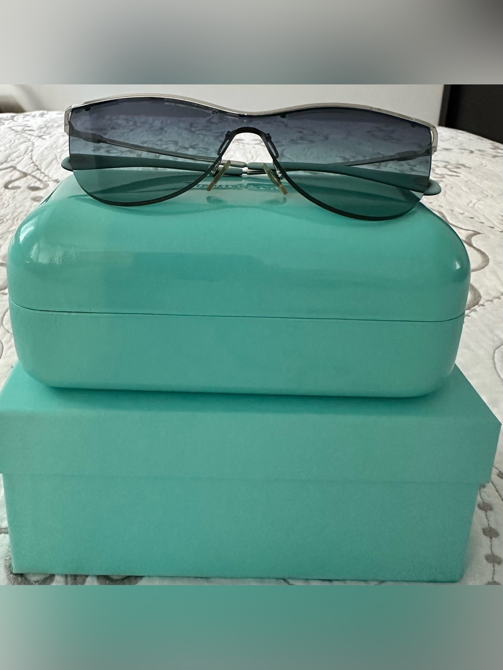 Tiffany & Co. Blue Cat-Eye Sunglasses